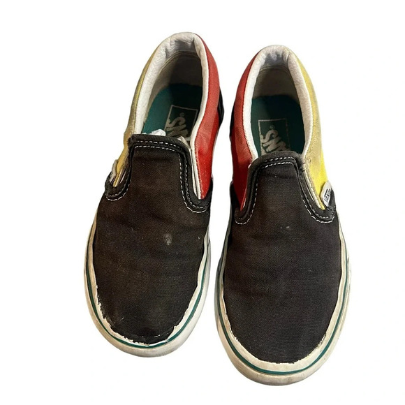 Vans Classic Slip-On Kids Unisex Multicolor‎ Canvas Shoes Kids Size 12.0 - Picture 2 of 8